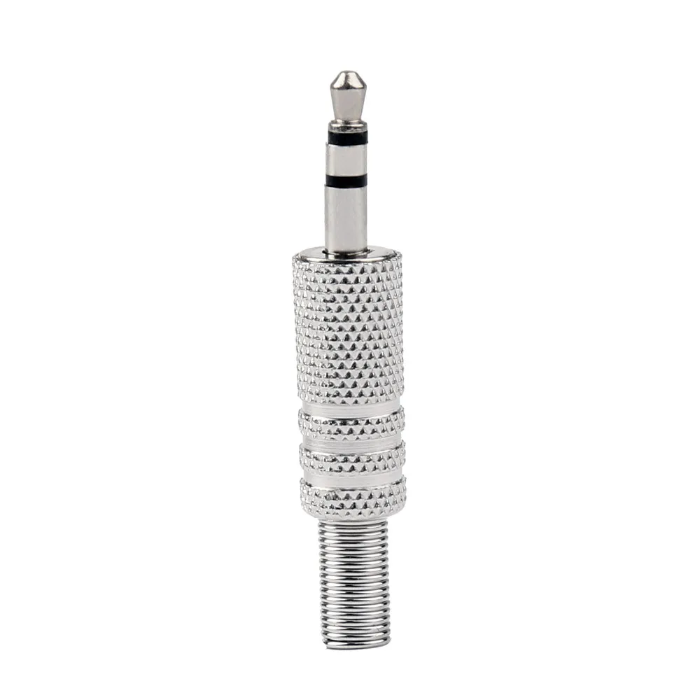 Areyourshop 3 5 мм 1/8 &quotстерео штекер аудио TRS никелированный разъем переходник 5/20 шт.