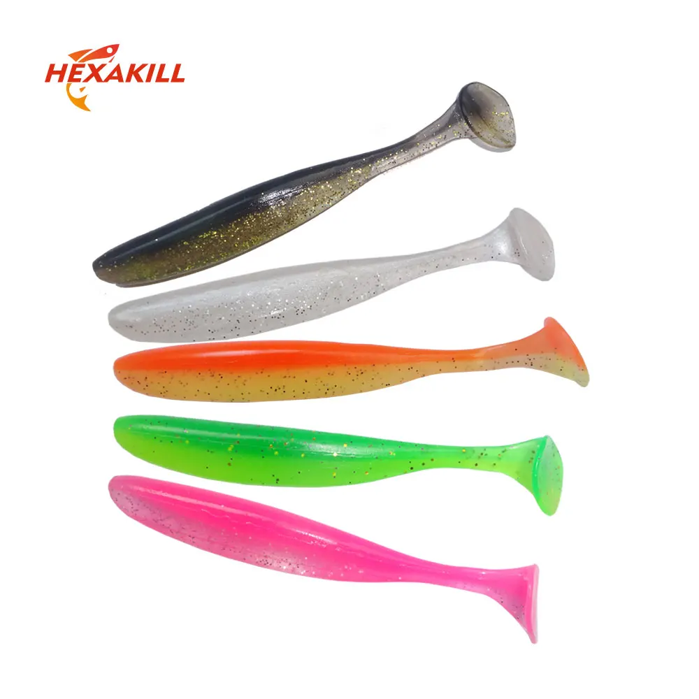 Мягкая приманка Hexakill 5 см/7 см/9 см/12 см резиновая для рыбалки Shad Swimbaits силиконовая