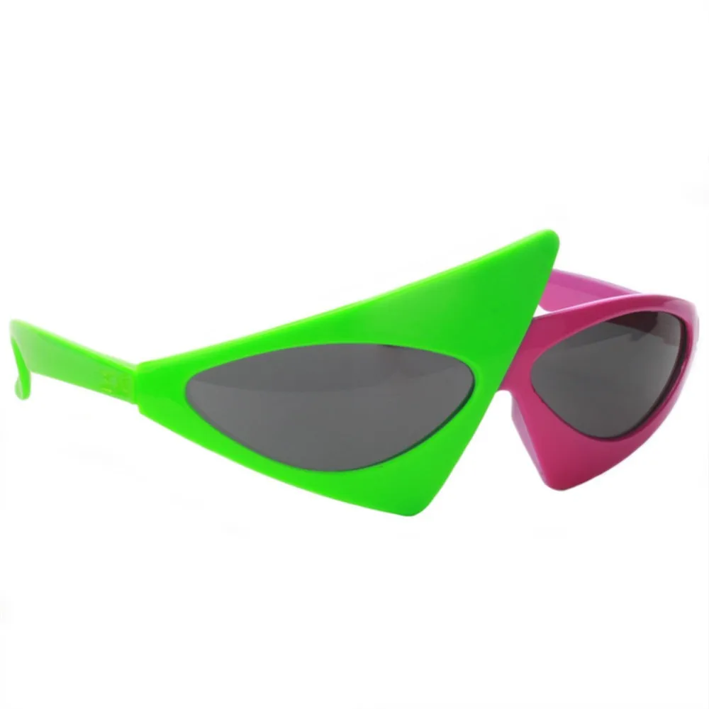 

Roy Purdy Glasses Funny Hip Hop Party Mask Green Red Contrast Color Glasses Party Supplies Decoration