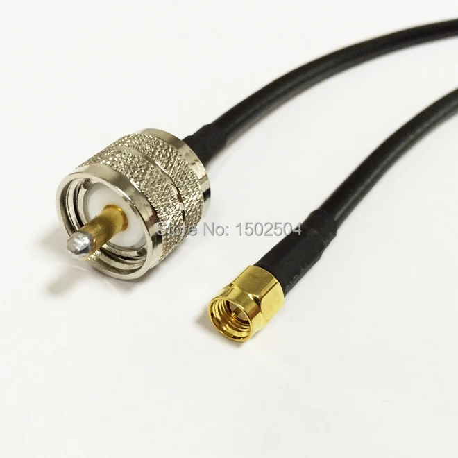 Новинка Штекерный разъем SMA переключатель штекер UHF PL259 конвертер RG58 кабель 50 см/100