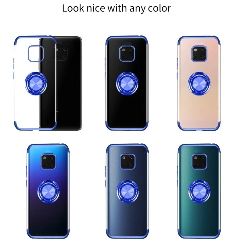Чехол для Huawei Mate 30 20 P40 P30 P20 Lite Pro Y6 Y5 Y7 Y9 2019 Honor 9X 8X 8A чехол с кольцом и подставкой