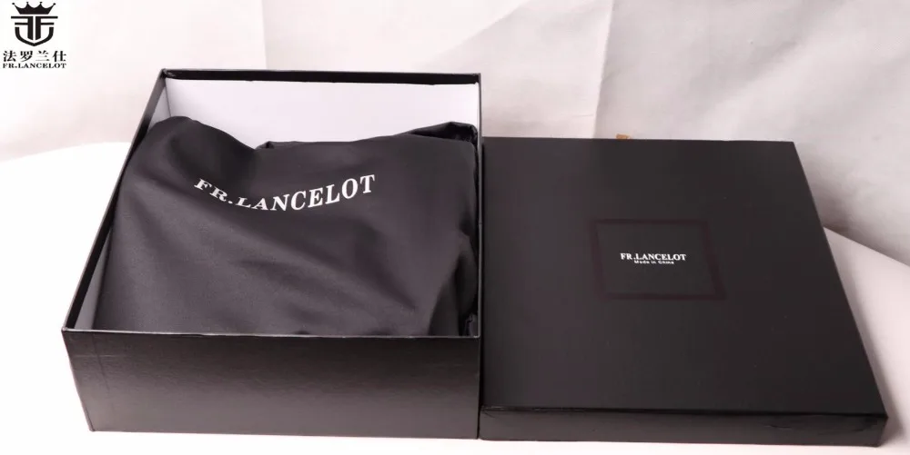 Men Fr.Lancelot Winter Ankle Boots Genuine Leather Short Boots Luxury Brand Black High Chelsea