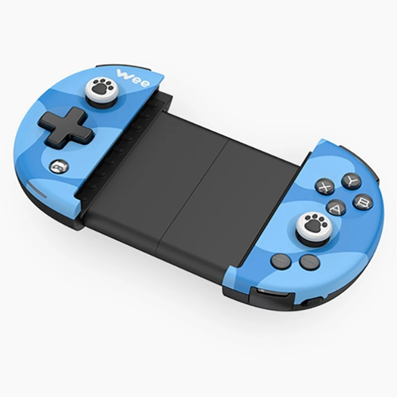 

Blue Wireless Bluetooth 4.0 Gamepad Game Controller Joysitck for 3.5-6.3 Inch Mobile Phone for Android for iOS