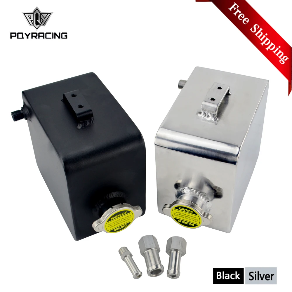 

Free Ship 2L Litre Polished Alloy Header Expansion Water Tank & Cap WATER HEADER TANK Coolant Overflow Tank Reservoir Kit TK24
