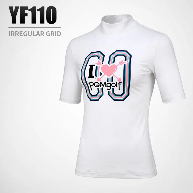 PGM spring summer lady golf apparel women's short-sleeved golf T-shirt high quality soft breathable quick-drying sports Shirts