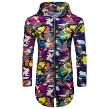 New Mens jackets and coats AOP Camouflage Club Zip Full Hoody Hoodie men’s casual Jacket brand coat fashion man men
