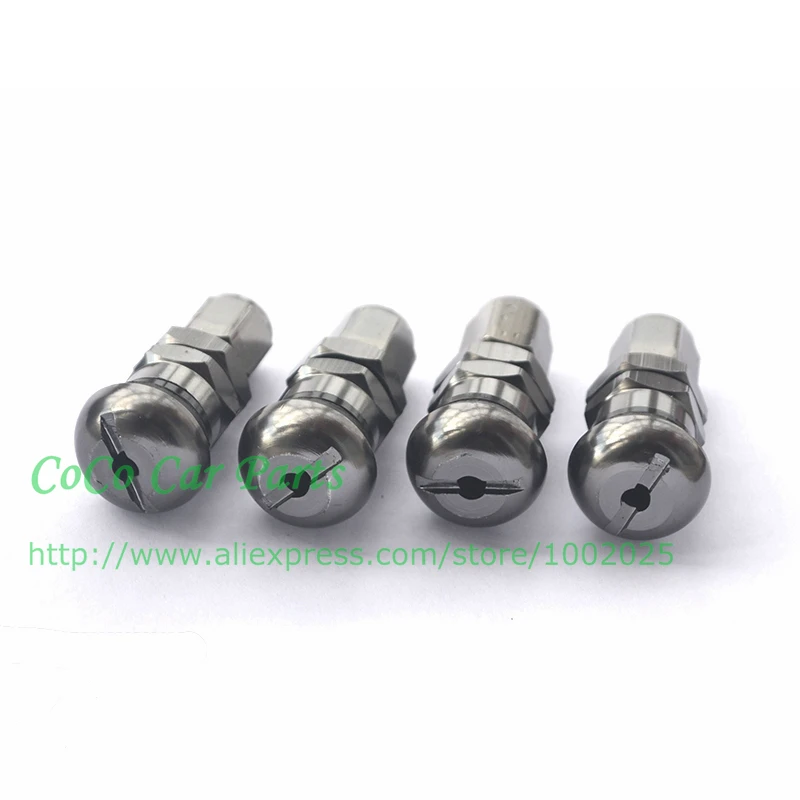 4pcs/bag Aluminum Valve Cap Engineering Stems and Caps Titanium Red Blue Black Silver Gold Universal Fitment | Автомобили и
