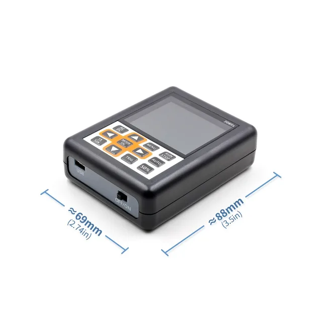 DSO FNIRSI Handheld mini portable digital oscilloscope 30M bandwidth 200MSps sampling rate IPS display