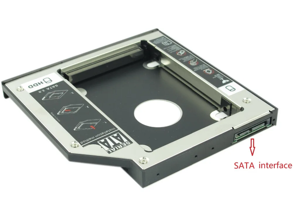Новый внешний жесткий диск WZSM 9 5 мм SATA 2nd SSD HDD Caddy для Lenovo IdeaPad B50 30 50 Z40 70 2 &quot