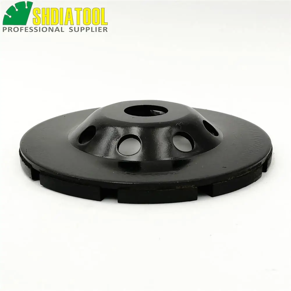 125MM Metal bond Diamond Double Row Grinding Cup Wheel 5" Twin Row Grinding disc for concrete granite marble Masonry