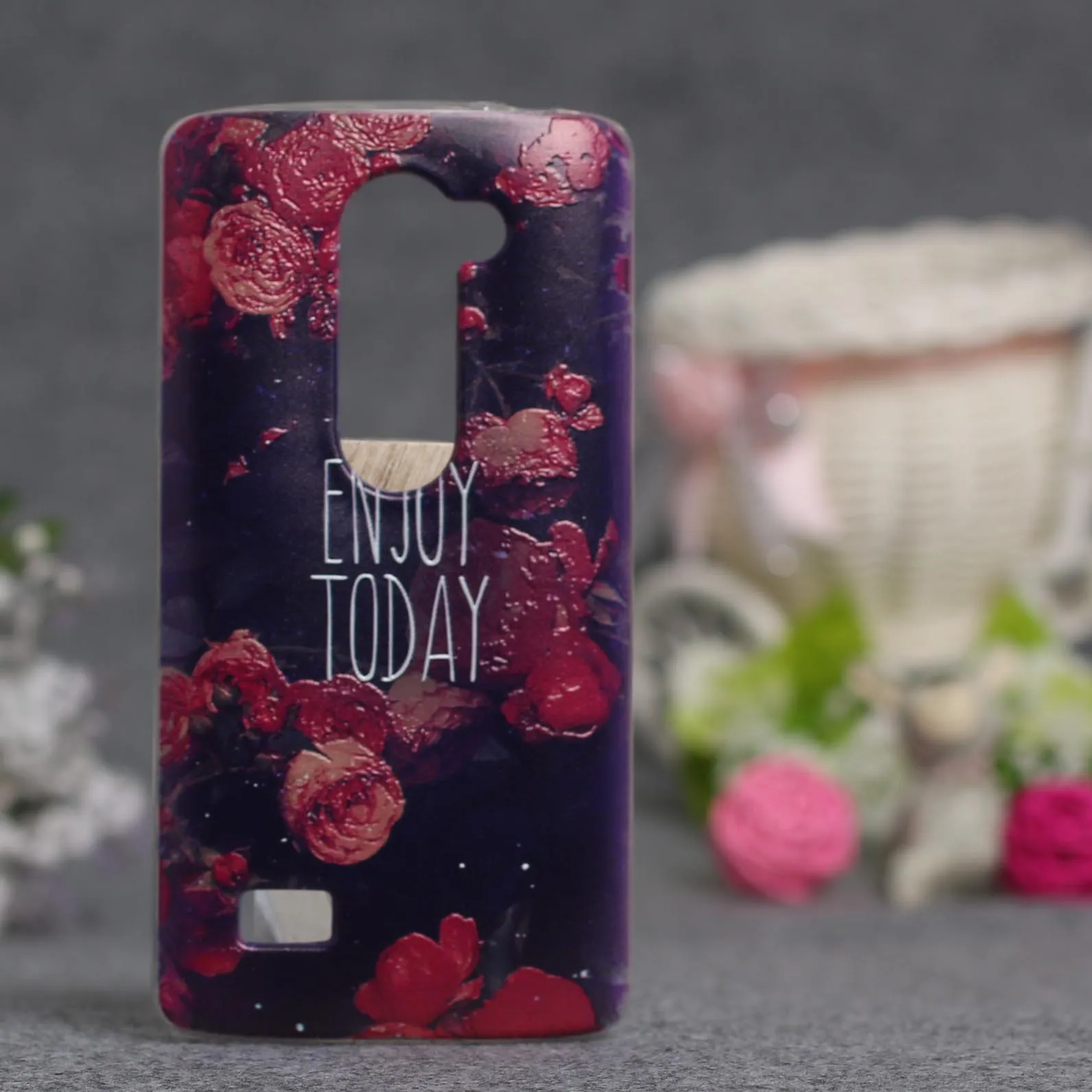 Для LG Leon чехол s Модные 3D с трехмерной рельефной печатью мягкая Задняя накладка