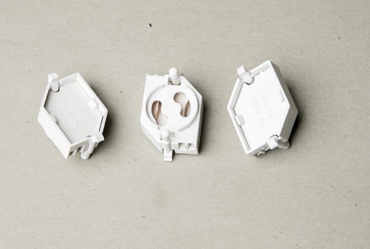 200pcs Rectangular Glow Starter Holders Lampholders for fluorescent and