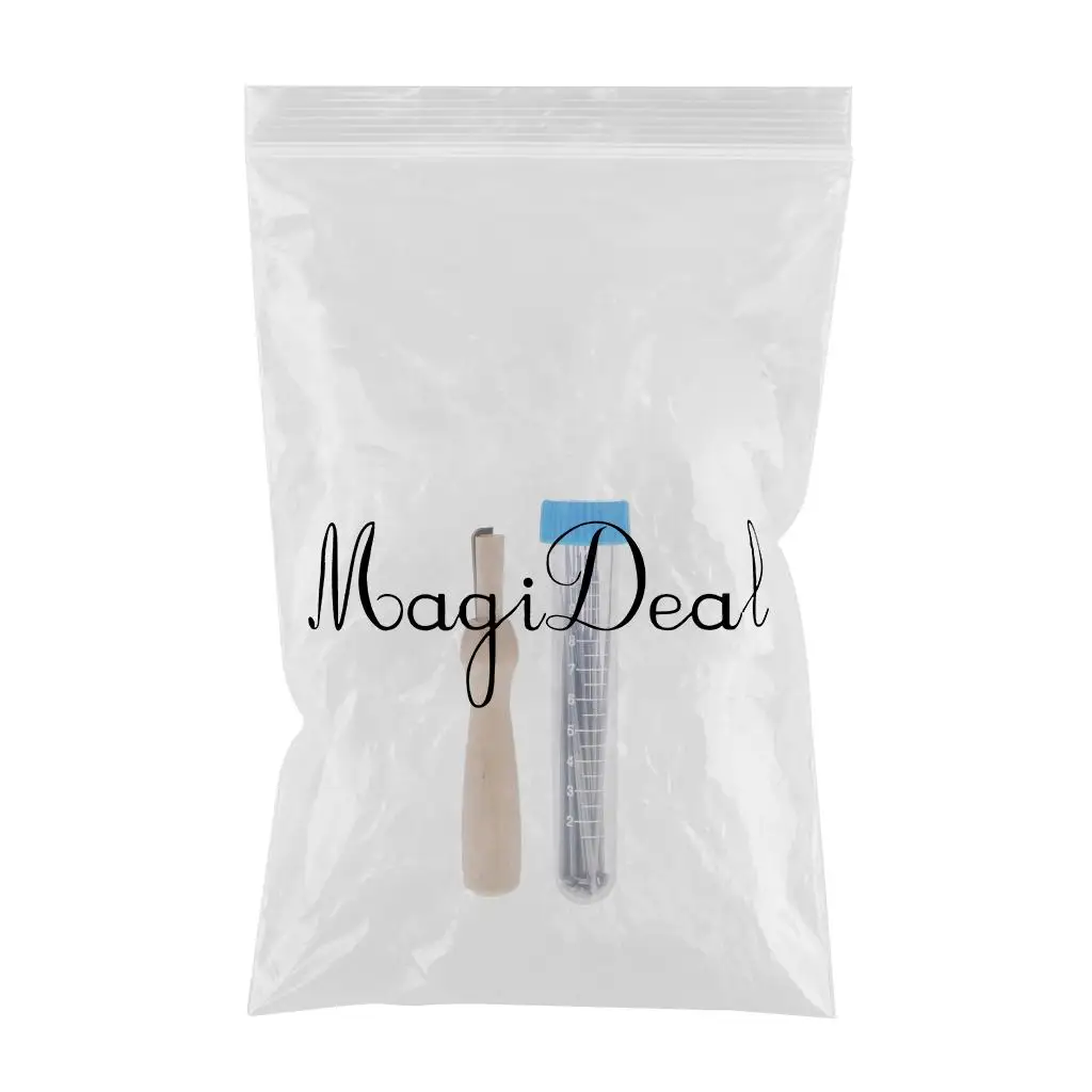 18Pcs 3 Sizes Felting Needles Wool Felt Tools with 1 Piece Clear Bottle and 1 Piece Wooden Handles