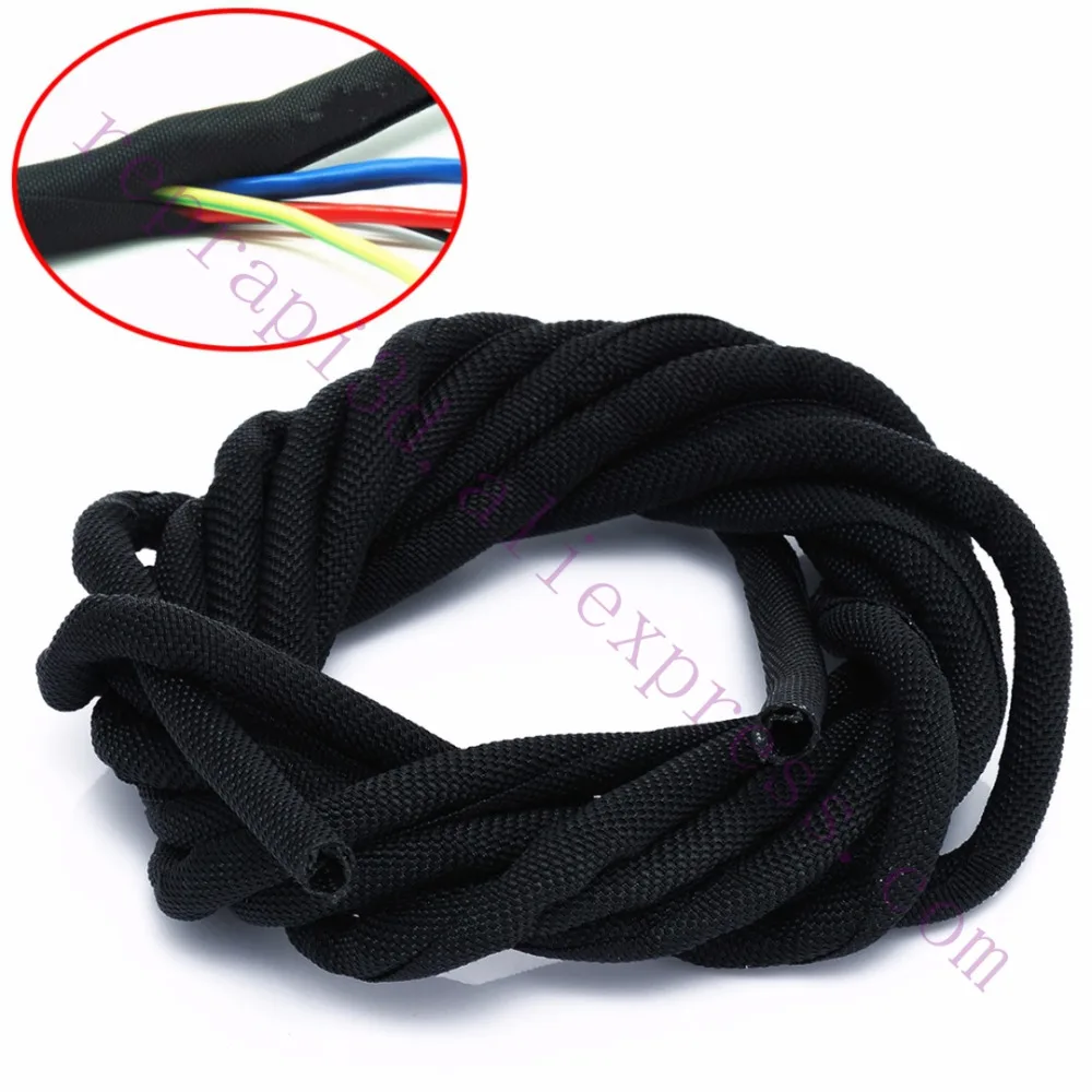 5 m ضياء 5mm/8mm الذاتي الشباك التفاف مضفر كابل كم داخلي الأسلاك حماية النايلون الأكمام F prusa i3 MK3 MK2S 3D طابعة 5 m ضياء 5mm/8mm الذاتي الشباك التفاف مضفر كابل كم داخلي الأسلاك حماية النايلون الأكمام F prusa i3 MK3 MK2S 3D طابعة