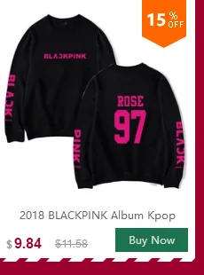 KPOP черная розовая футболка Женская Корейская черная розовая футболка с круглым вырезом Harajuku Женская хлопковая футболка с коротким рукавом Feminina