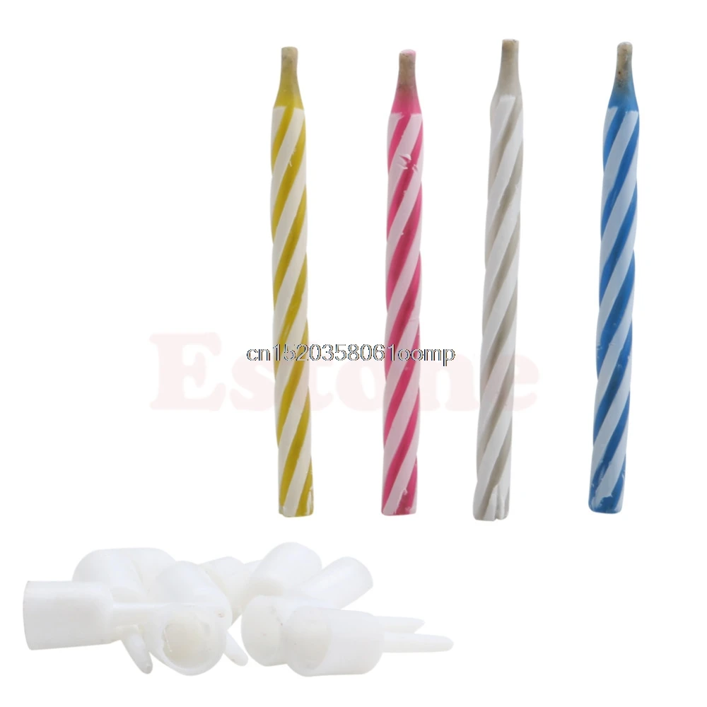 

10pcs Magic Relighting Candle Relight Birthday Party Fun Trick Cake Joke Gift #K4UE# Drop Ship