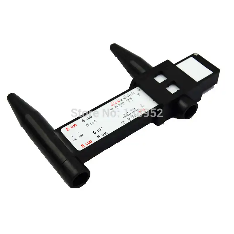 Bolt Pattern Measuring Tool PCD Ruler 4 5 6 8 Holes Lug Wheel//Stud Bolt Pattern Gauge for Car Modification