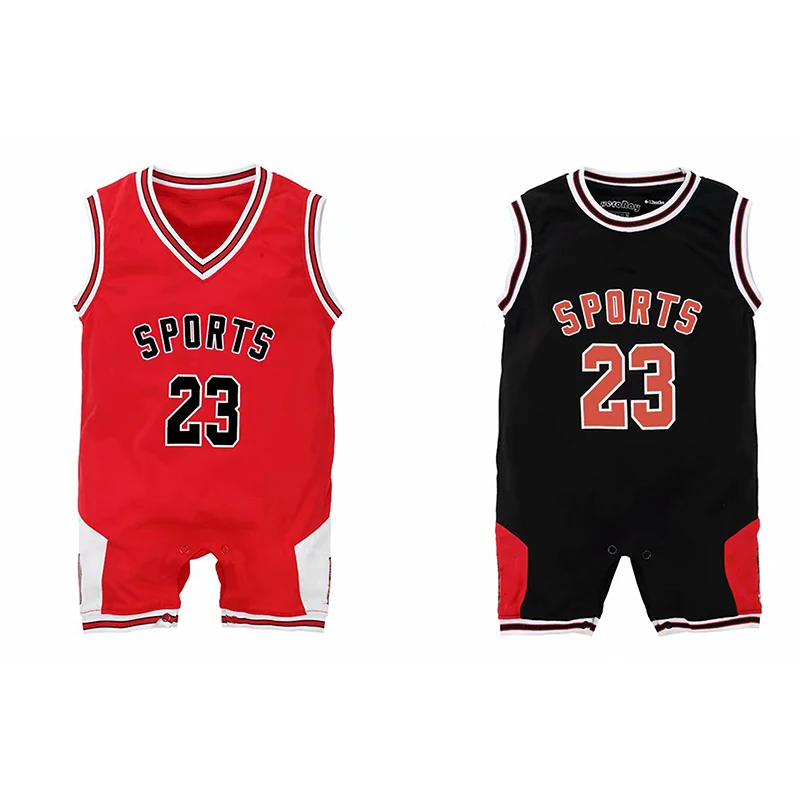 

Summer Baby Romper Basketball Boys Girls Sport Cotton Short Sleve Baby Clothing 0-12M Outfit
