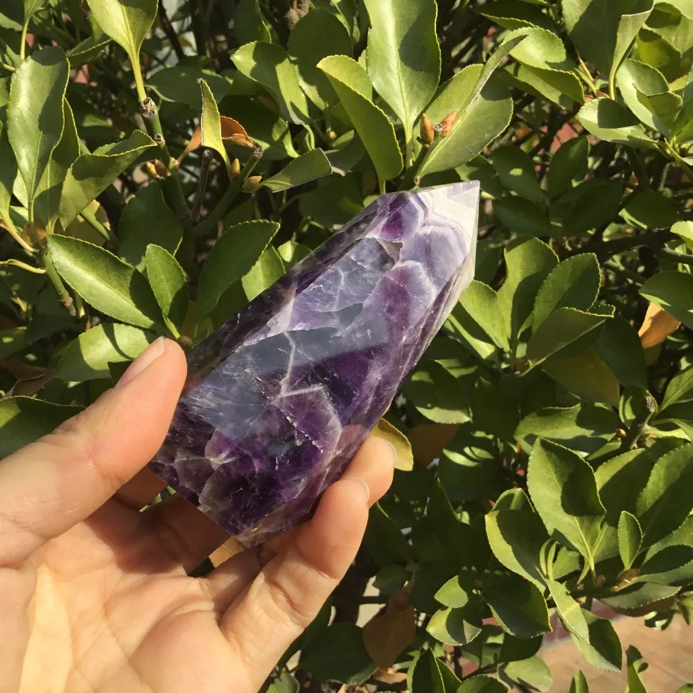 Натуральный пурпурный кварц Crystal Point Dream Камень Аметист crystal polytope|Камни| |