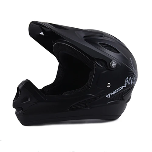 Велосипедный шлем для взрослых, для мотокросса, для гонок по бездорожью, для горного велосипеда, полный шлем для горного велосипеда, для мужчин и женщин, capacetes dot Mips, одобрено - Цвет: Черный