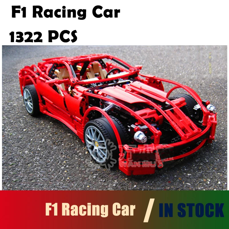 

Compatible with lego city Model building kits 3333 F1 racing 1:10 car 8145 building blocks Educational toys hobbies for children