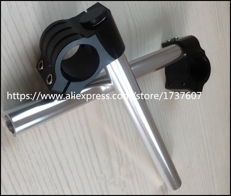 

gn125 Motorcycle Handlebar Racing Adjustable CNC 32mm Clip On Ons Fork Handlebars Handle Bar Cafe Racer Moto