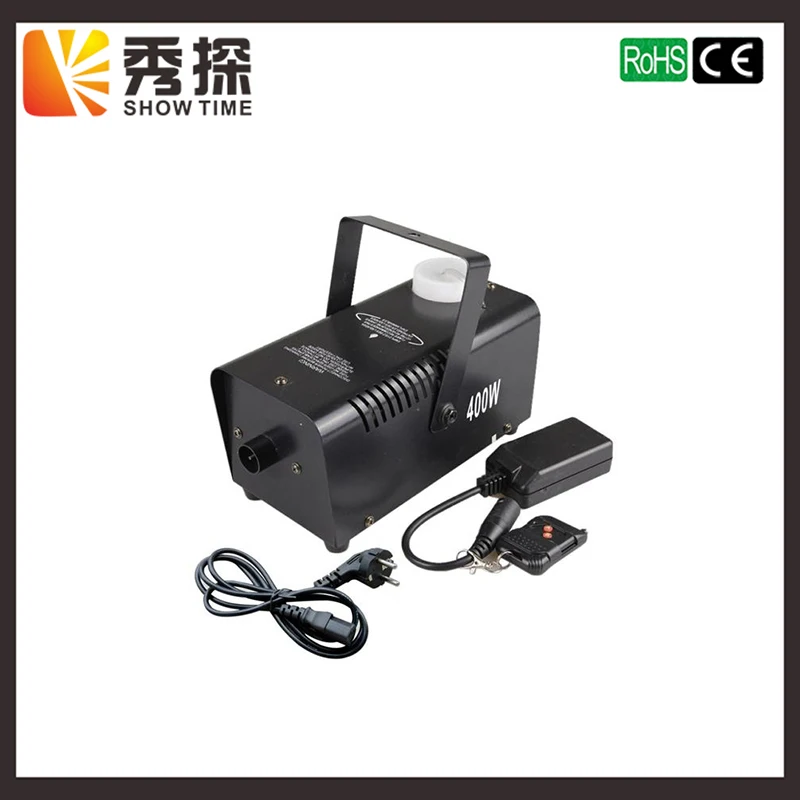 

(Show Time)Remote Control LED 400W fog machine/RGB Color change smoke machine Happy and fairyland effect for wedding and dance