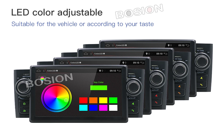 Excellent Android 9.0 Octa core Car DVD radio stereo player for Fiat Punto Linea 2006-2012 Grande with GPS wifi BT 4G LTE  SWC car stereo 5