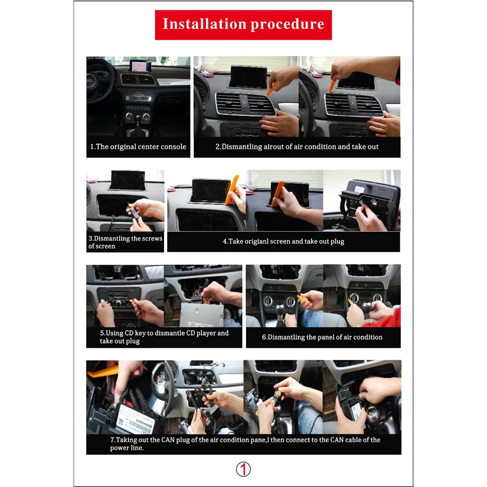 Sale Panlelo Car Stereo Android 7.1 For Audi Q3 Auto Radio AM/FM GPS Navigation BT Steering Wheel Control Wifi  2 Din HD 1024*600 4