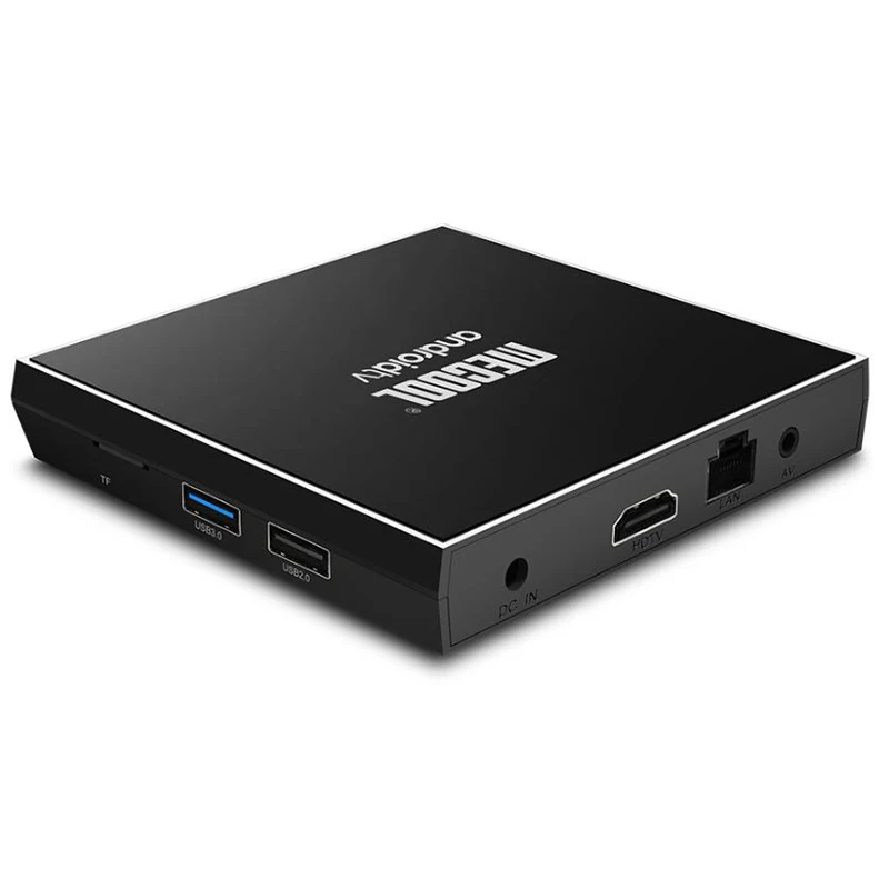 ТВ приставка MECOOL KM9 Pro Android 9 0 с голосовым управлением Amlogic S905X2 ATV 2 Гб 16 Wifi 100 Мбит/с