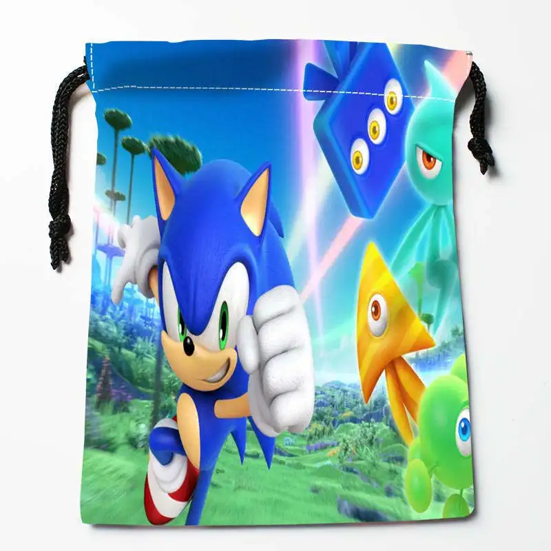 Новое Поступление Super Sonic Drawstring Сумки для хранения пользовательских печатных получать сумка Тип Сумки для хранения Размеры 18x22 см