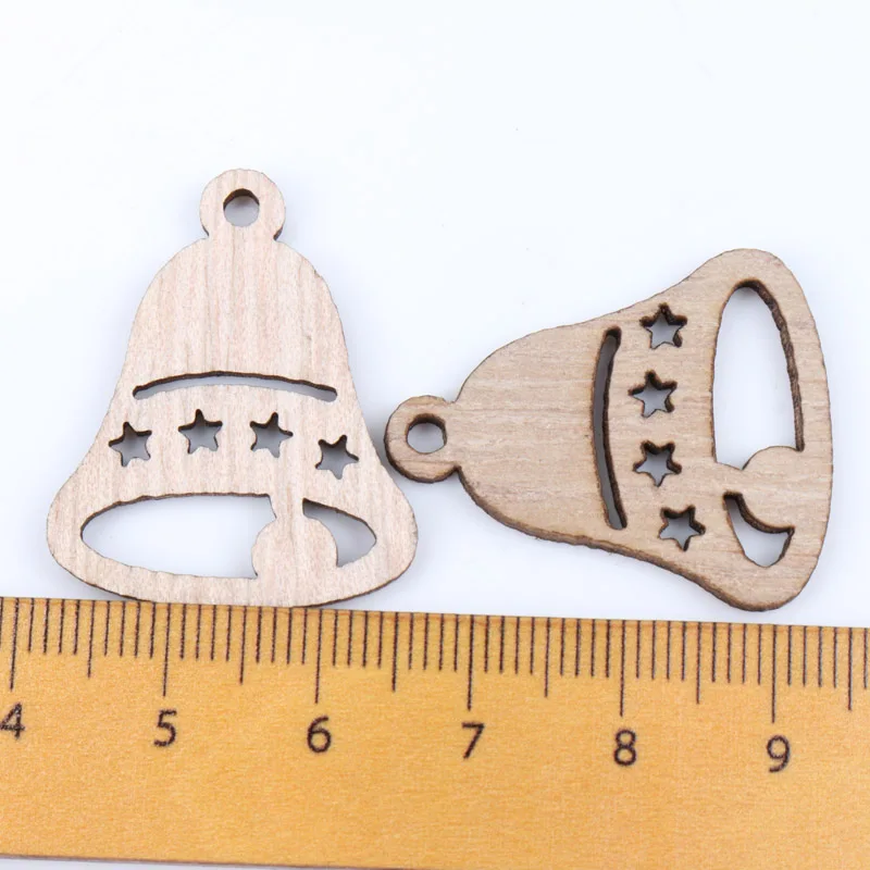 Description Picture 5 of itemWooden Christmas Series Pattern Scrapbooking Craft DIY Embellishment for Handmade Sewing Home Decoration 25-35mm 20pcs MZ175