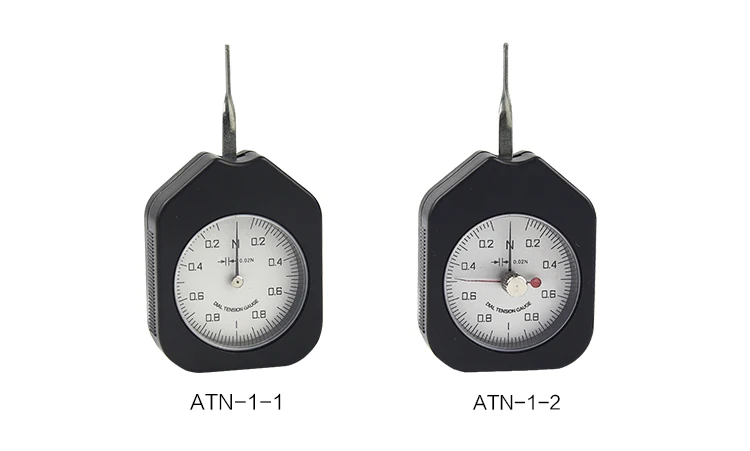 1N датчик контроля натяжения с циферблатом tensionmeter с двойными указателями(ATN-1-2) tensiometro