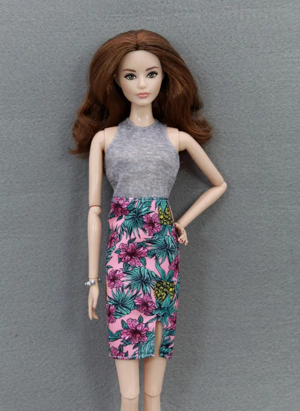 Платье для куклы, Одежда для куклы, брюки, юбка для BB 1:6, кукла BBI301 - Цвет: a dress only