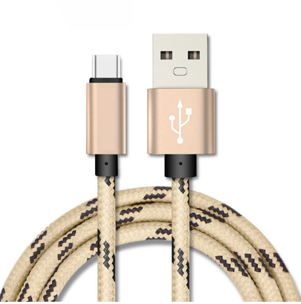 5V2A Type c Mobile Phone Cable Fast Charging USB cable Lattice Nylon usb Data For Tablet Smart Phone Charger Cables Wire 1m (10)