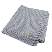 Baby Decke Gestrickt Neugeborenen Swaddle Wrap Decken Super Weiche Kleinkind Infant Bettwäsche Quilt Für Bett Sofa Korb Kinderwagen Decken