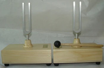 

2 pcs 440HZ resonance tuning fork teaching fork demostrate resonance effect
