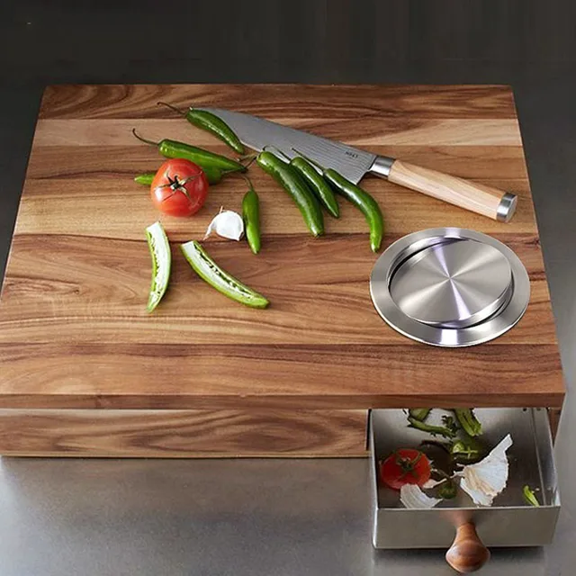 ステンレススチール製の埋め込み式ゴミ箱。カウンタートップにゴミ箱シュートを内蔵。スイング式の蓋付き。キッチンキャビネット、バスルーム 丸型スイング ゴミ箱蓋、カウンタートップゴミ箱シュートフラップ埋め込み式、ステンレススチール製ゴミカバー、バスルーム ... 埋め込み式ステンレス製ゴミ箱蓋 カウンター内蔵型リセスドトラッシュカバー 押し込み式フリップパネル側面開閉 キッチン ミルク