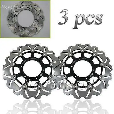 

Hot sale Motorcycle Front Rear Brake Disc Rotor for Honda CBR 600 F4i 2001-2007 2002 2003 2004 05 06 drop ship C20