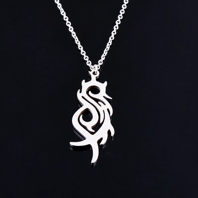 New 2016 American heavy metal Rock Band Slipknot Logo Necklace retro