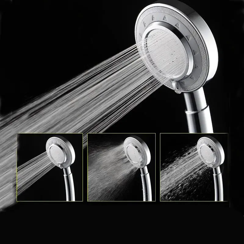 

PVIVLIS Shower 3 Function Adjustable Shower High Pressure Water Saving Shower Head Rain Handheld Bathroom Shower Head A 006
