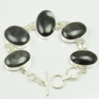 

Браслет Pinolith из серебристой меди, 21 см, B2118