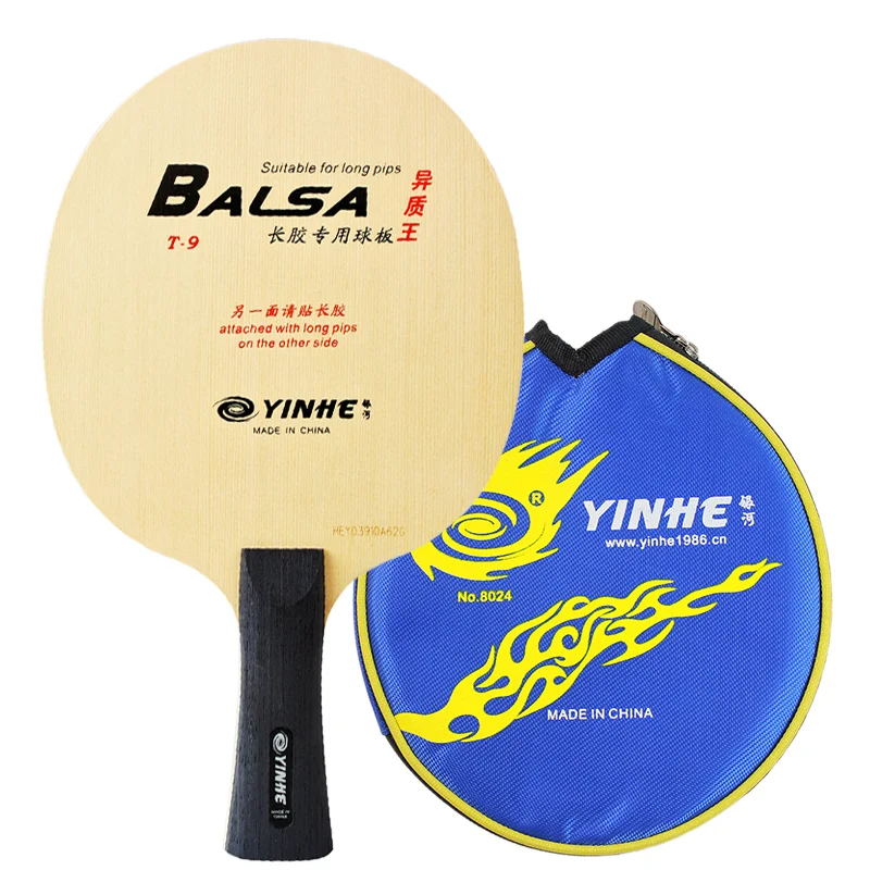 

Original Yinhe Galaxy T-9 Pro Table Tennis Blade Wood With Carbon Ping Pong Racket Base Raquete Designed For Long Pimples