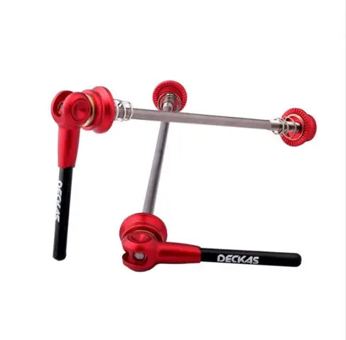 

DECKAS Light Alloy Carbon Fiber Lever Quick Release Mountain Bike Cycling Wheel Hub Skewers Set MTB Quick-release Lever