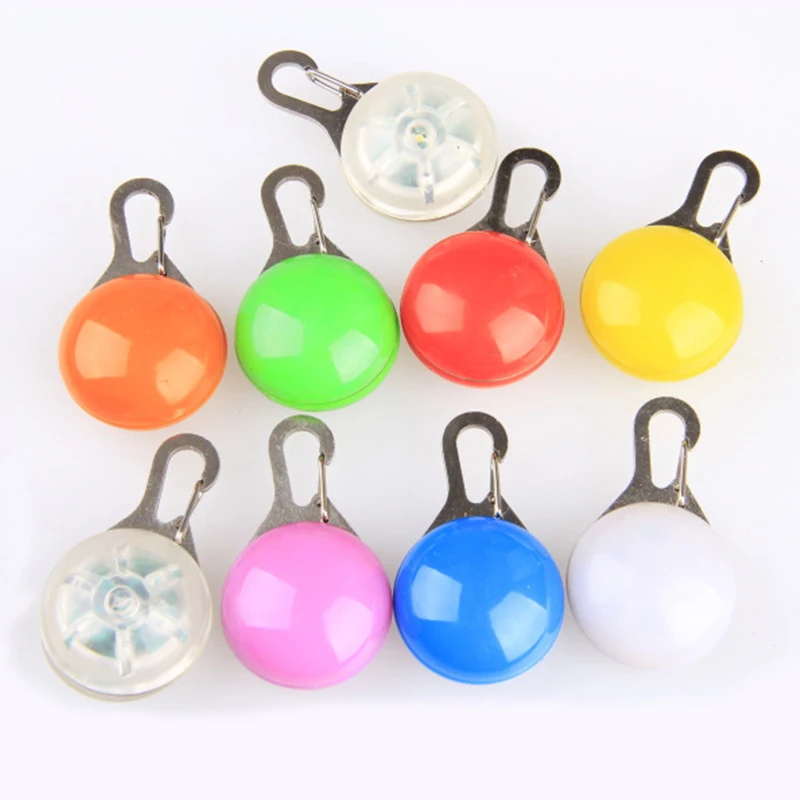 

LED Flashlight Dog Cat Collar Glowing Pendant Night Safety Pet Leads Necklace Luminous Bright Decoration Collars For Puppy Cat X