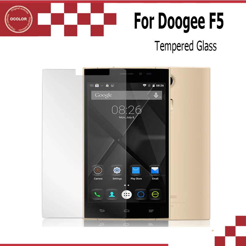 ocolor Tempered Glass for DOOGEE F5 Protective Film explosion-proof and scrath-proof steel film Good quality | Мобильные телефоны и