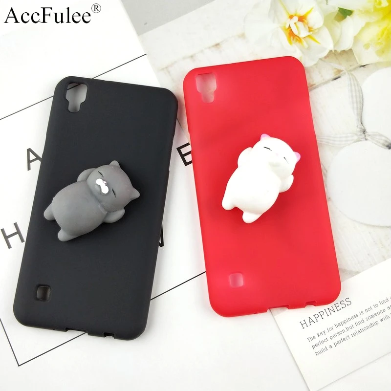 

Cute Toys Squishy Case For LG X Power / X Style / X Screen Funny Cat Case Phone Bags Cover