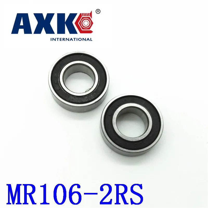 Axk Бесплатная доставка Высокое качество 10 шт. Mr106 2rs Abec 5 6*10*3 мм Миниатюрные