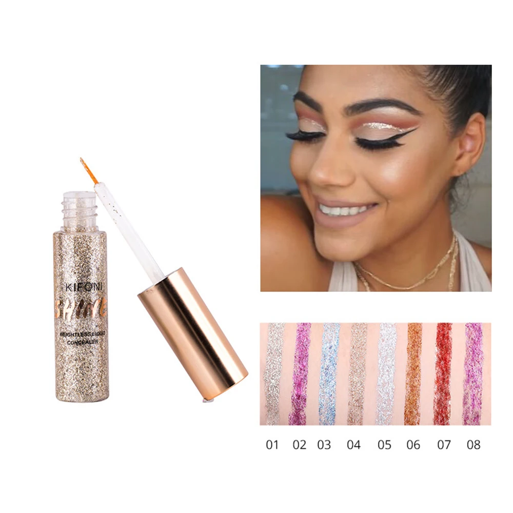 8 Colors Pearl Light Liquid Eyeliner Pen Shiny Crystal Waterproof Long-lasting Eye Liner Pencil Women Beauty Eye Makeup TSLM1 8 Colors Pearl Light Liquid Eyeliner Pen Shiny Crystal Waterproof Long-lasting Eye Liner Pencil Women Beauty Eye Makeup TSLM1