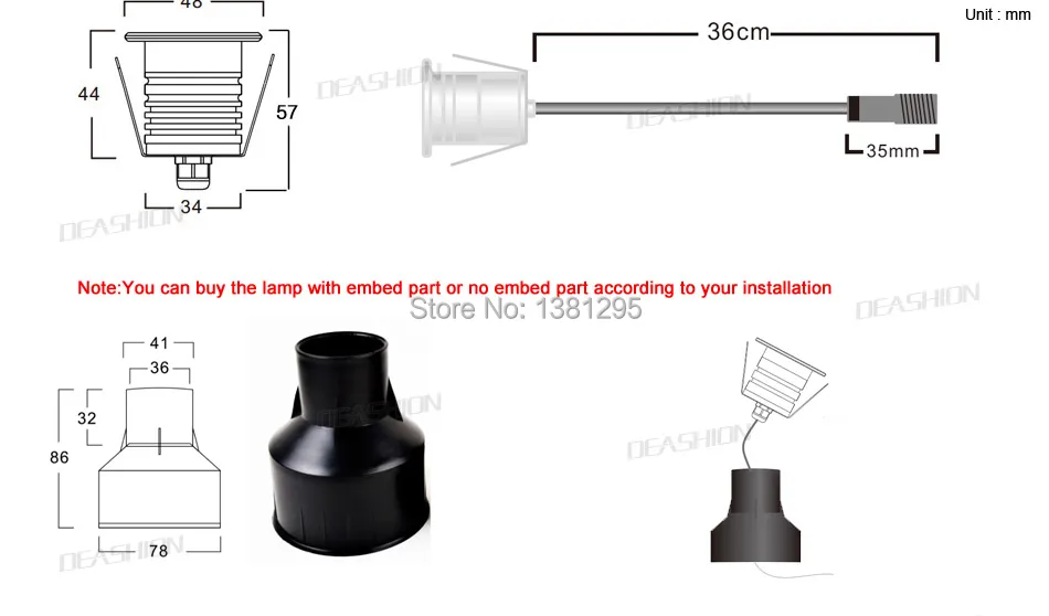 Favo de Mel Luz ao ar Luz do Ponto Lâmpada Subterrânea 3w Terreno Jardim Livre Recesso Uplight Piso Deck Pátio Paver Luz Led Ip67 12v 5 Luzes e Iluminação